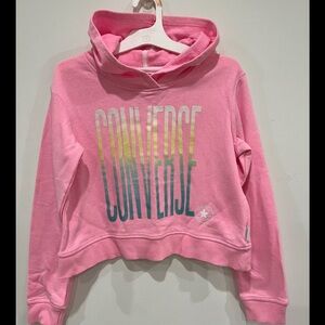 CONVERSE BIG GIRLS HOODED SWEATSHIRT SIZE L 12-13
